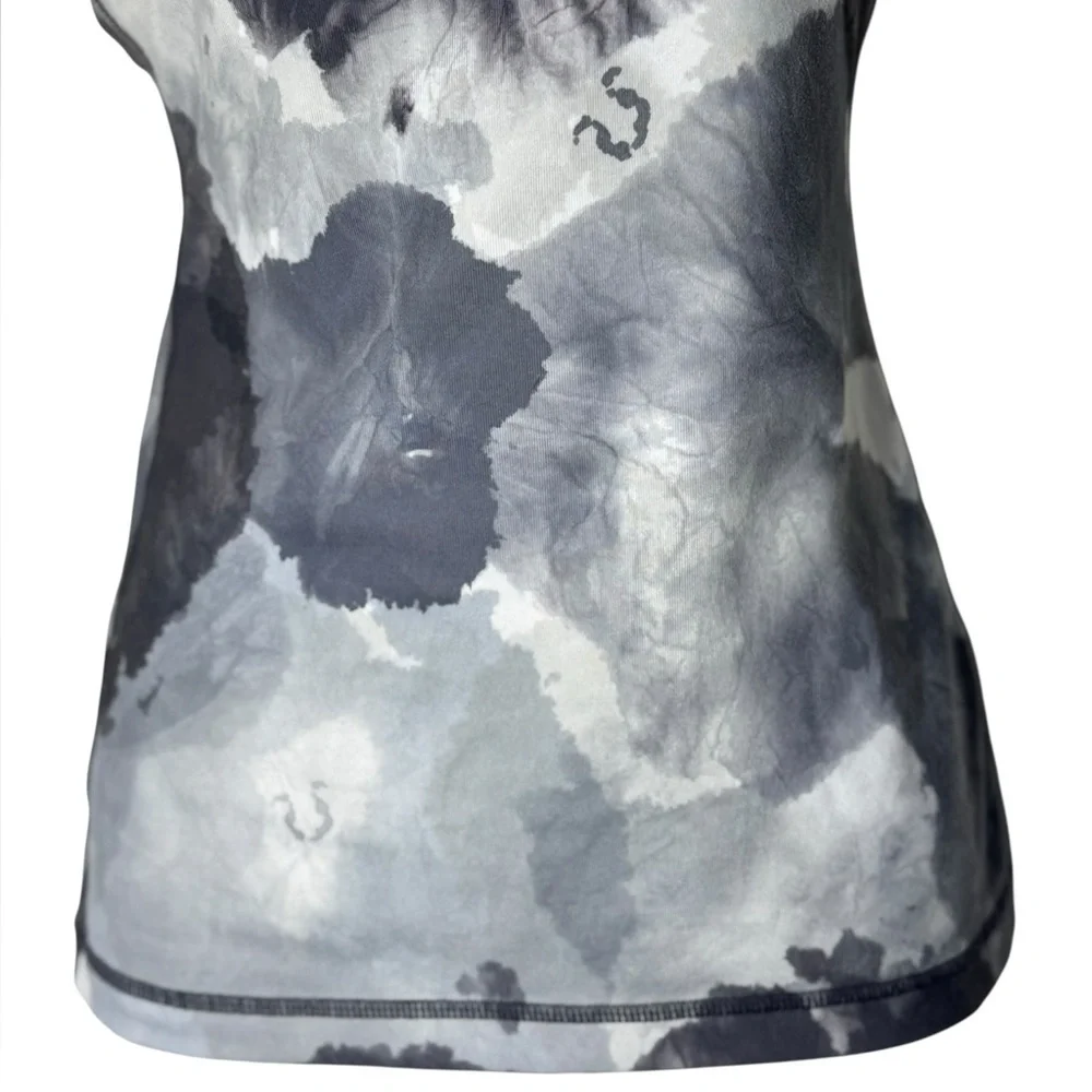Lululemon Power Y Tank *Everlux Black and white Size 4